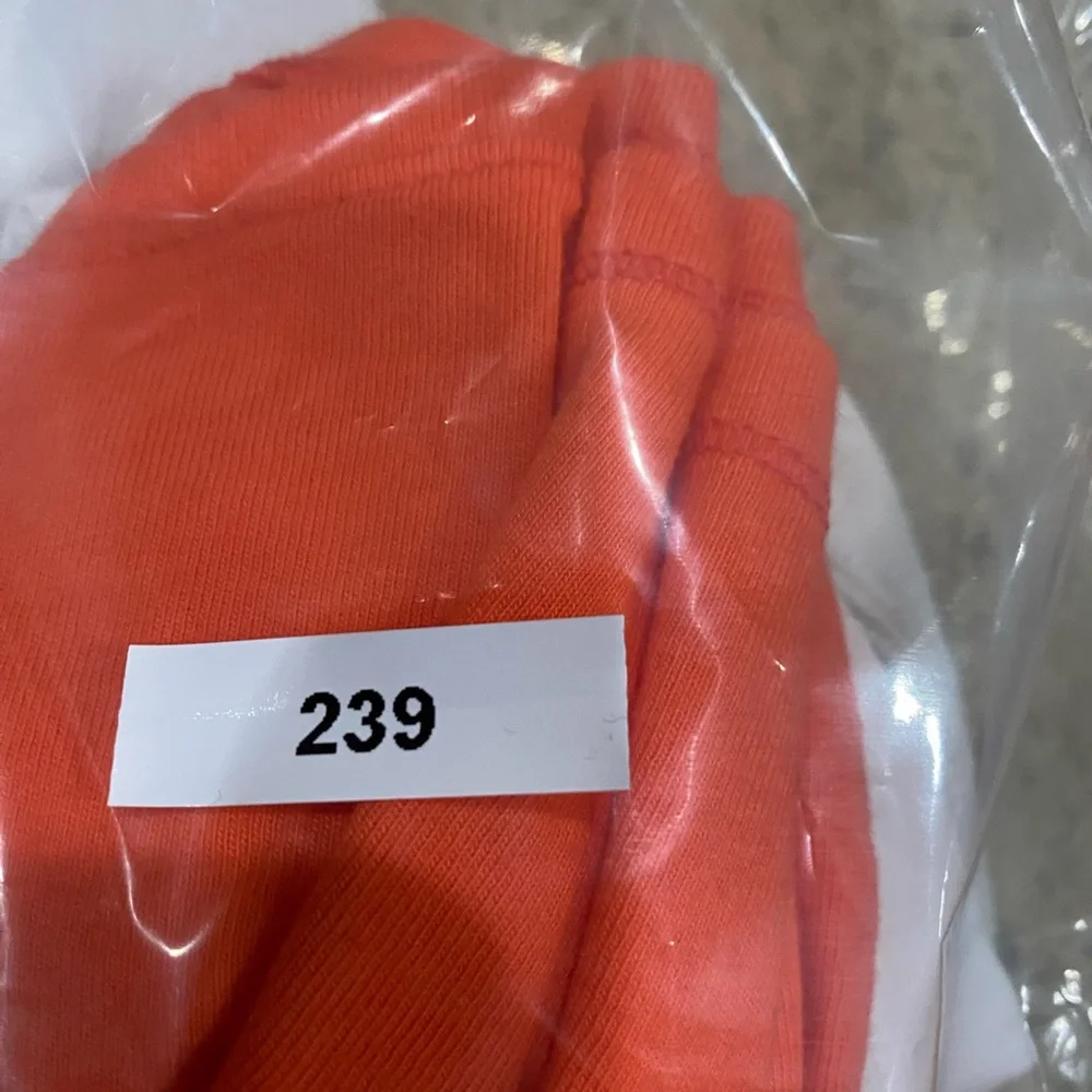 2- No Boundaries Basic Tee Bundle XS Orange & White Short Sleeve Tops 239 - Picture 5 of 5